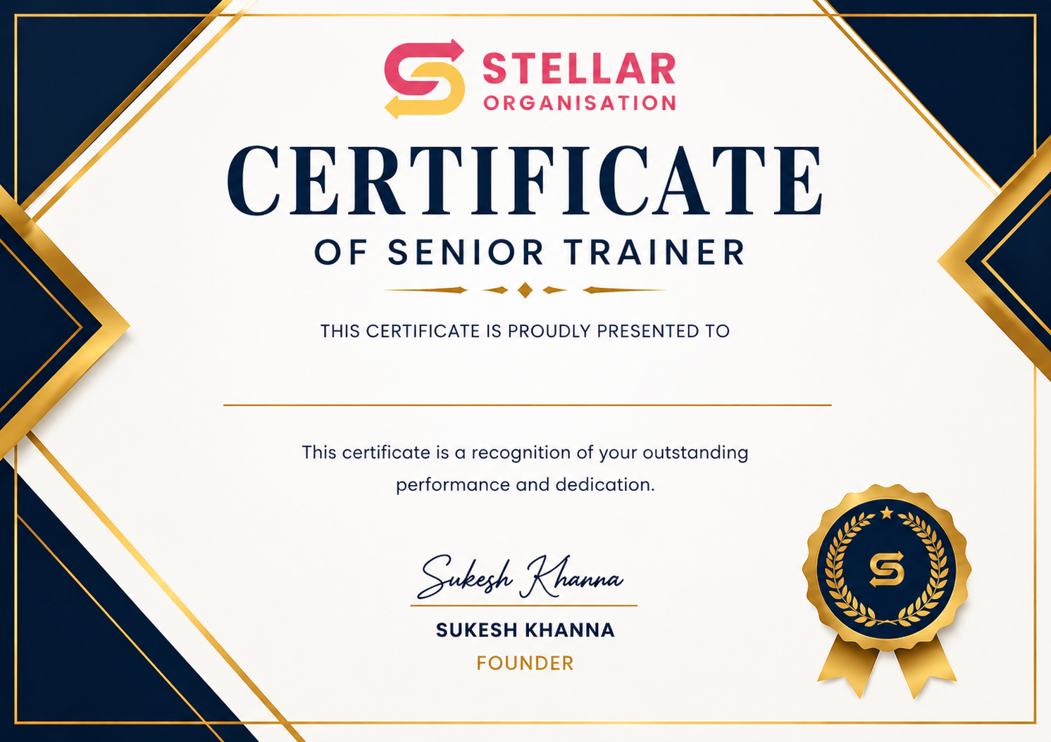Momentum Certificate