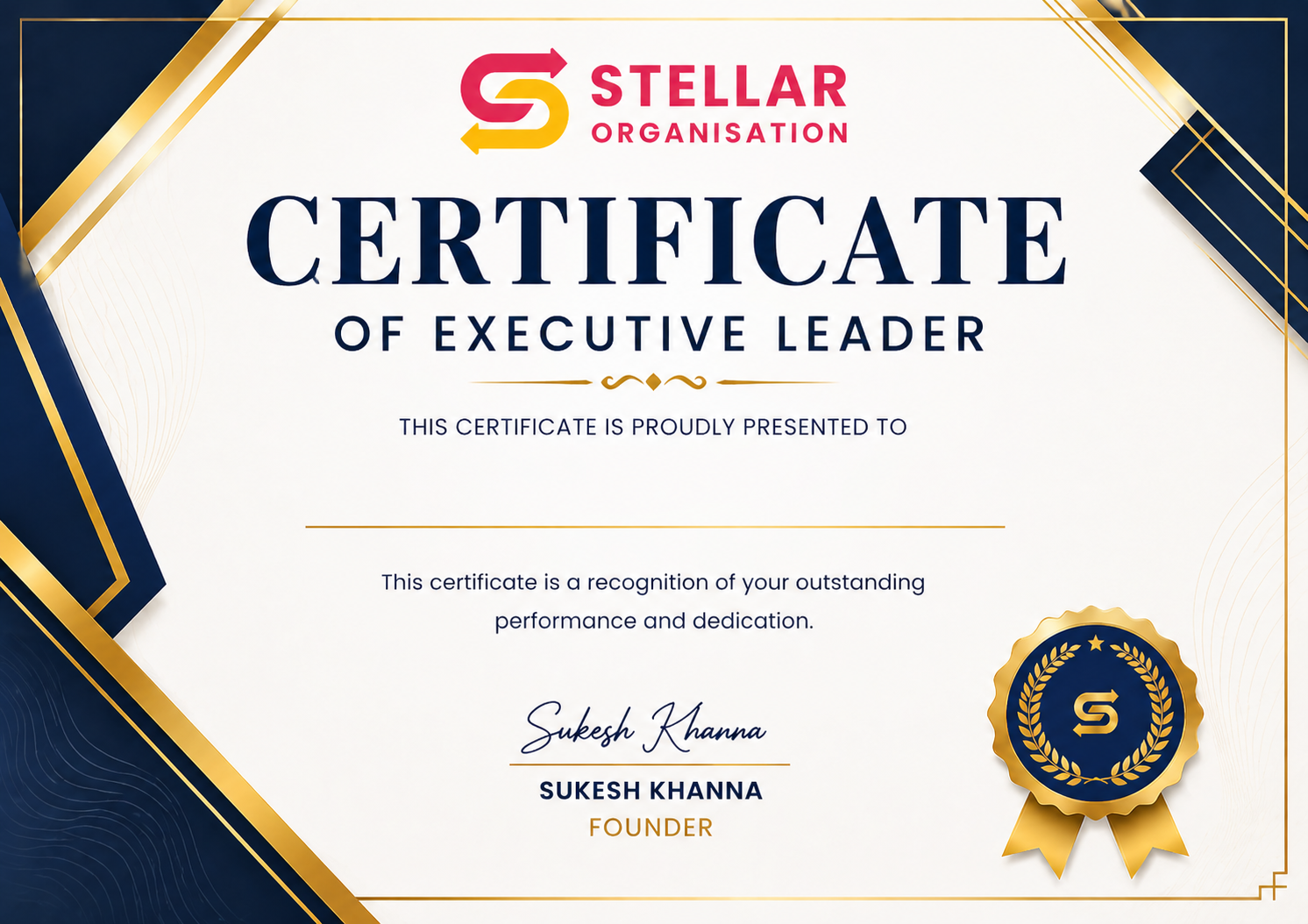 Award Certificate